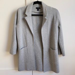 J Crew Grey Knit Blazer